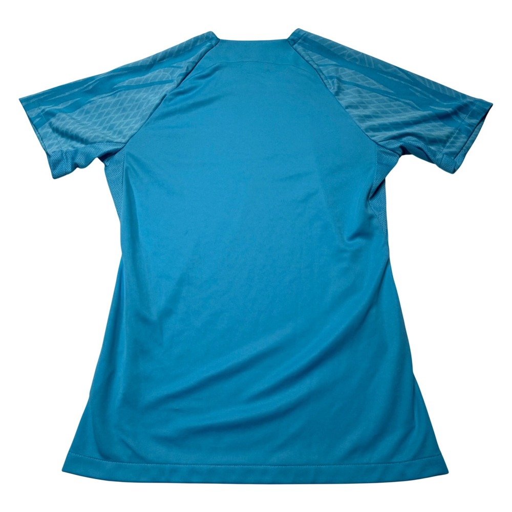 Nike Dri-FIT Strike Soccer Training Top Baltic Blue Womens Size S - Picture 2 of 7